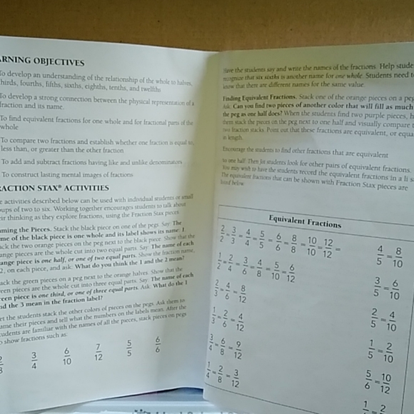 🧮 Fraction Stax NIB EDUCATE YOUR CHILD 💯% - Picture 5 of 16